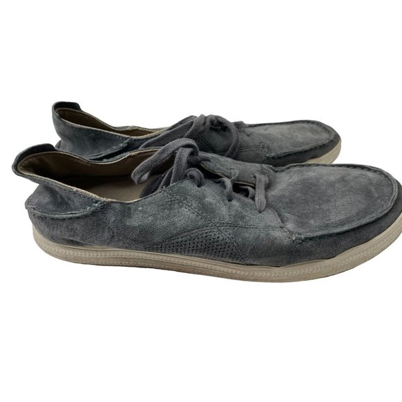 OluKai Men's Pahono Grey Lace Up Moc Sneakers Size 11 - Picture 1 of 6